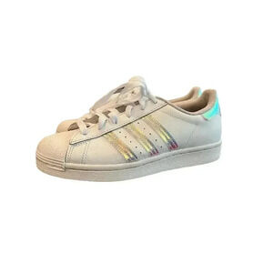 ADIDAS superstar hollografic 3stripe SHELL TOE us mens  5.5